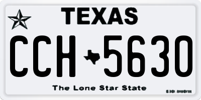 TX license plate CCH5630