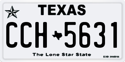 TX license plate CCH5631