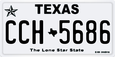 TX license plate CCH5686