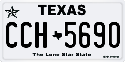 TX license plate CCH5690