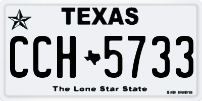 TX license plate CCH5733
