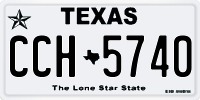 TX license plate CCH5740
