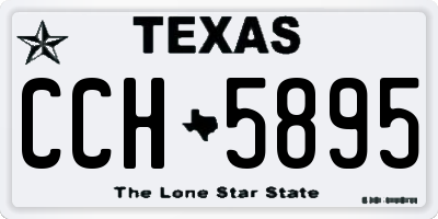 TX license plate CCH5895