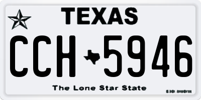 TX license plate CCH5946