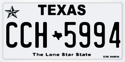 TX license plate CCH5994