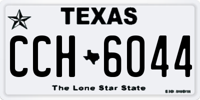 TX license plate CCH6044