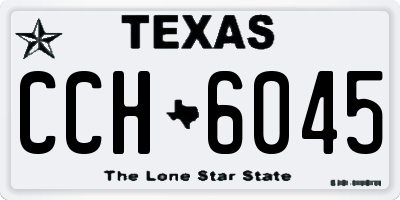 TX license plate CCH6045