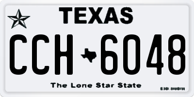 TX license plate CCH6048