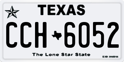TX license plate CCH6052