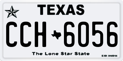 TX license plate CCH6056