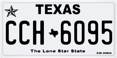 TX license plate CCH6095