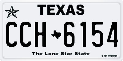 TX license plate CCH6154