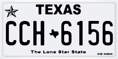 TX license plate CCH6156