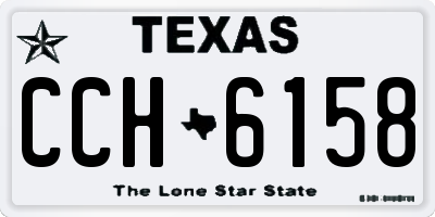 TX license plate CCH6158