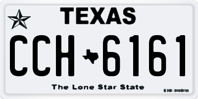 TX license plate CCH6161