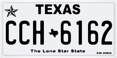 TX license plate CCH6162