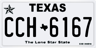 TX license plate CCH6167