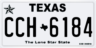 TX license plate CCH6184