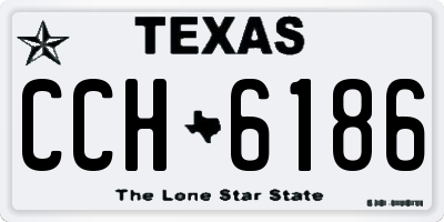TX license plate CCH6186