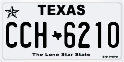 TX license plate CCH6210