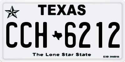 TX license plate CCH6212