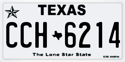 TX license plate CCH6214