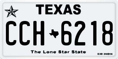 TX license plate CCH6218