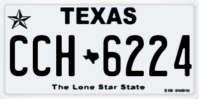 TX license plate CCH6224