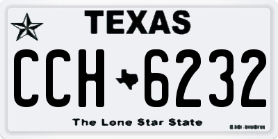 TX license plate CCH6232