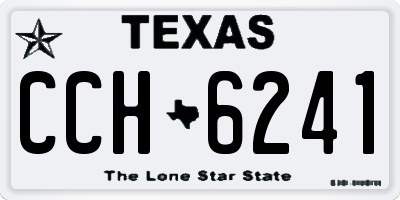 TX license plate CCH6241