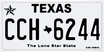 TX license plate CCH6244