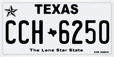 TX license plate CCH6250