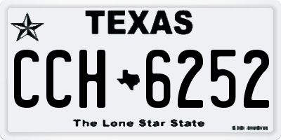 TX license plate CCH6252