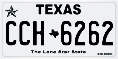 TX license plate CCH6262