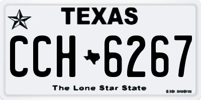 TX license plate CCH6267