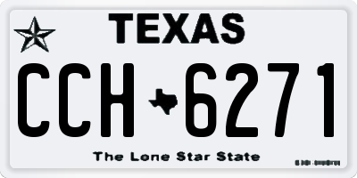 TX license plate CCH6271