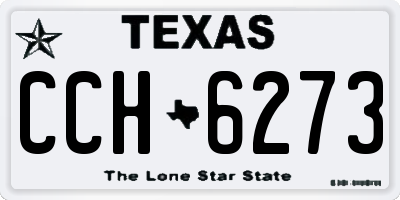 TX license plate CCH6273