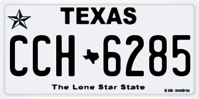TX license plate CCH6285