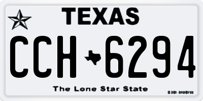 TX license plate CCH6294