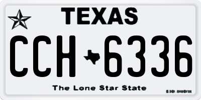 TX license plate CCH6336