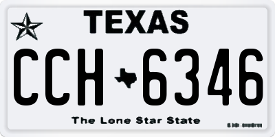 TX license plate CCH6346