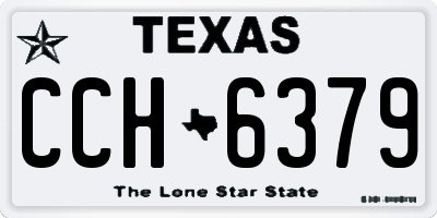 TX license plate CCH6379