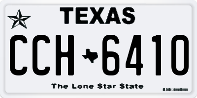 TX license plate CCH6410
