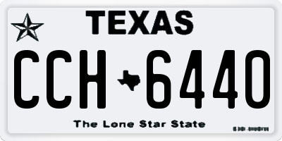 TX license plate CCH6440