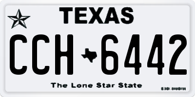 TX license plate CCH6442