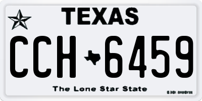 TX license plate CCH6459
