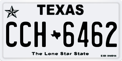 TX license plate CCH6462
