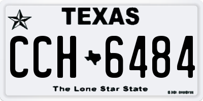 TX license plate CCH6484