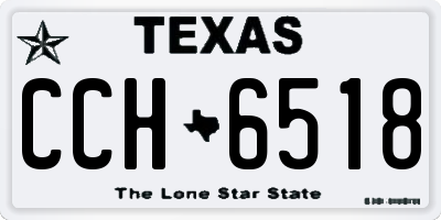 TX license plate CCH6518
