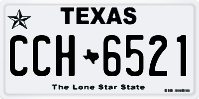 TX license plate CCH6521